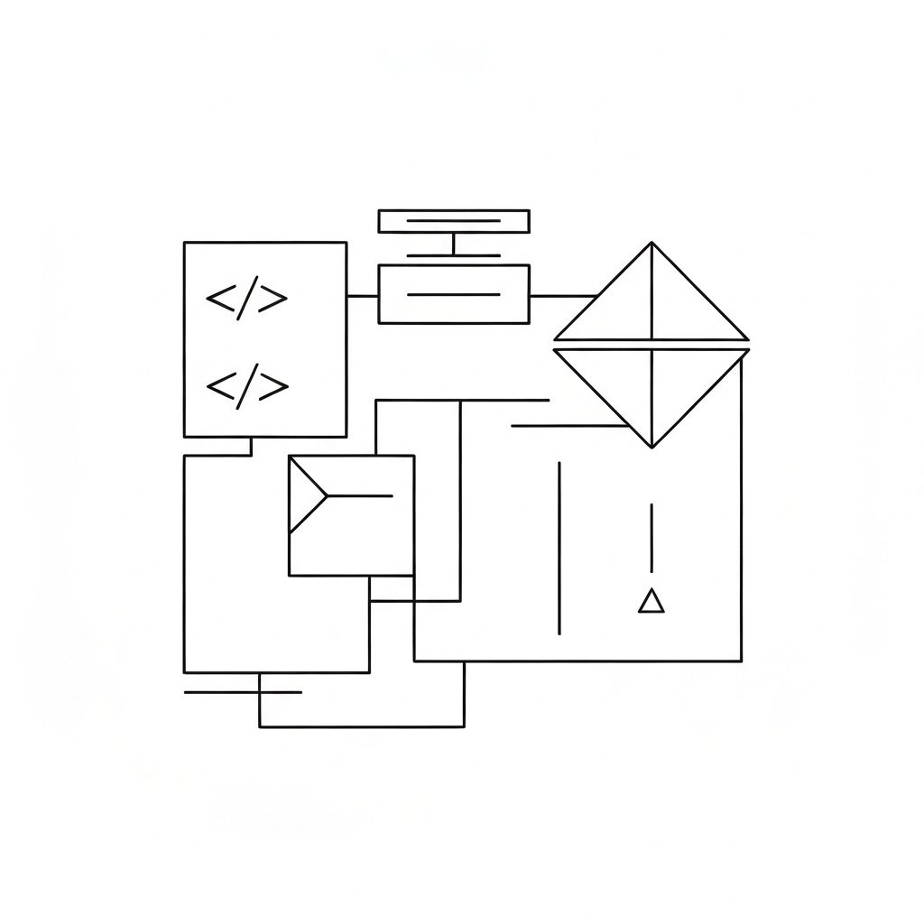 Software development illustration